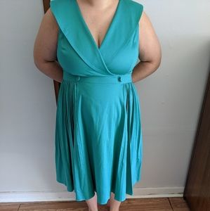 Modcloth Vintage Green Dress
